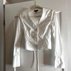 Rag and Bone white long sleeve